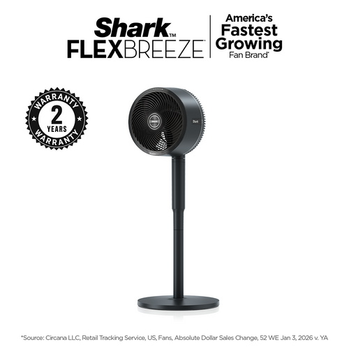 Shark FlexBreeze Cordless Table & Pedestal Fan (FA200IN)