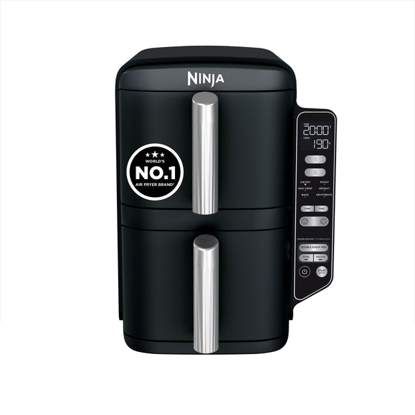 Ninja Double Stack DualZone Digital Air Fryer (SL300IN) | 7.6L, Cook 4 Foods at Once | Vertical Design