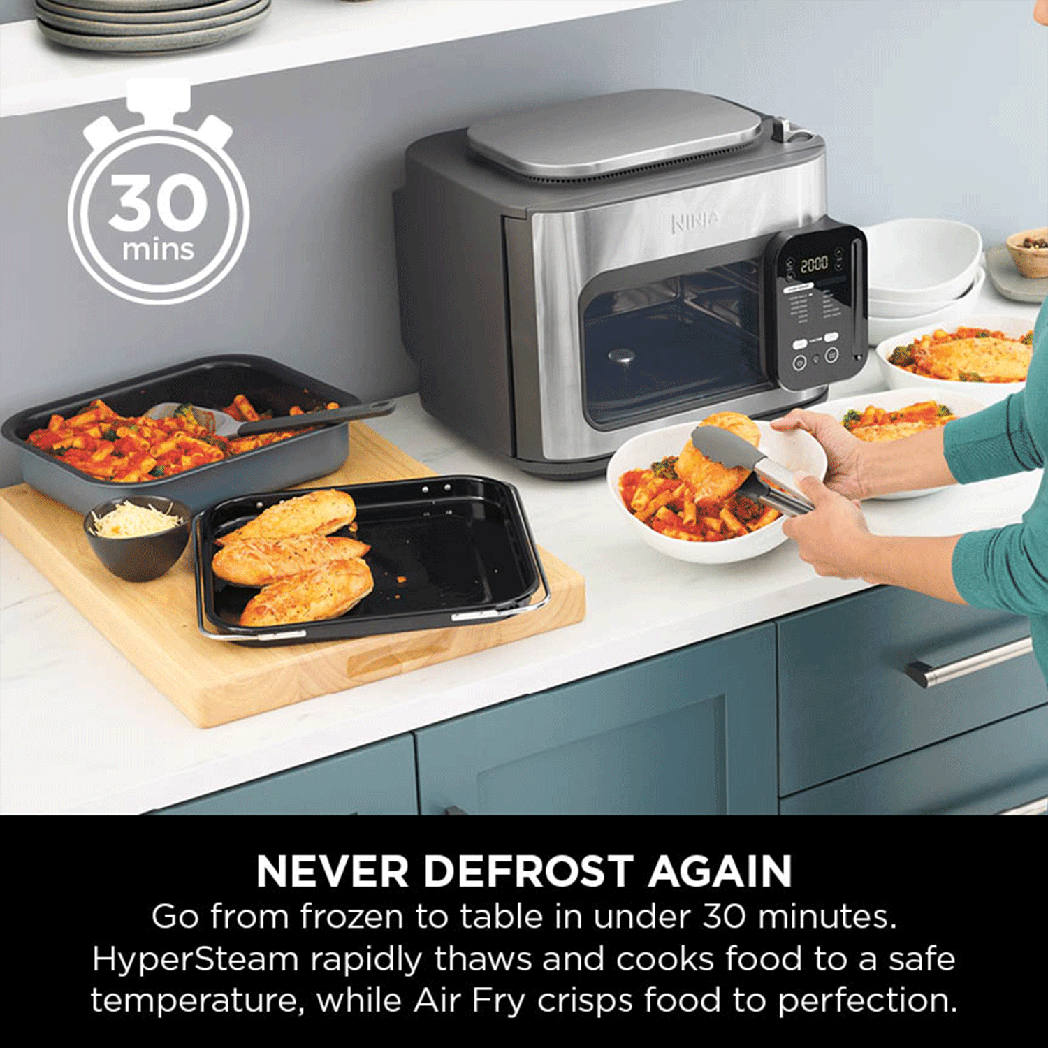 Ninja Combi 14-in-1 Multi-Cooker, Oven & Air Fryer (SFP701IN) | 12.5L ...