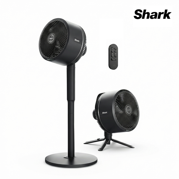 Shark FlexBreeze Cordless Table & Pedestal Fan (FA200IN) | 24 Hrs Battery